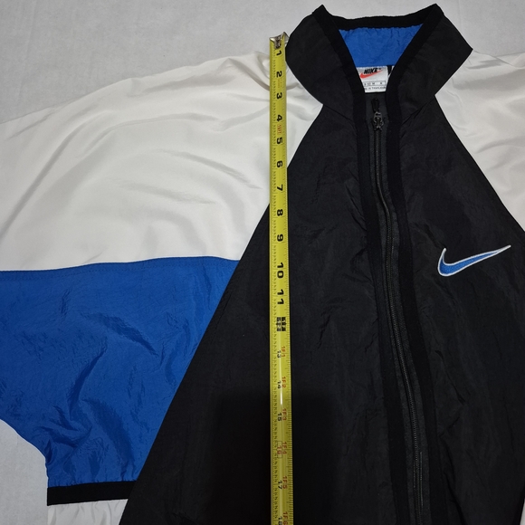 Vintage Nike 90s Colorblock Windbreaker Jacket Medium Y2K Streetwear Big Swoosh - Picture 13 of 13